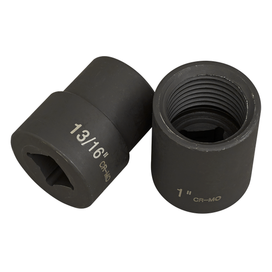 Sealey 1/2" Square Drive Locking Wheel Nut Removal Set 2 Pieces Black SX200