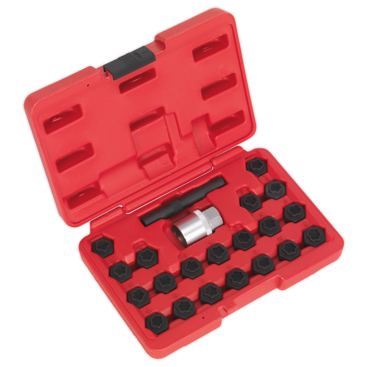 Sealey Locking Wheel Nut Key Set 22 Pieces Fits BMW & Mini Vehicles SX207