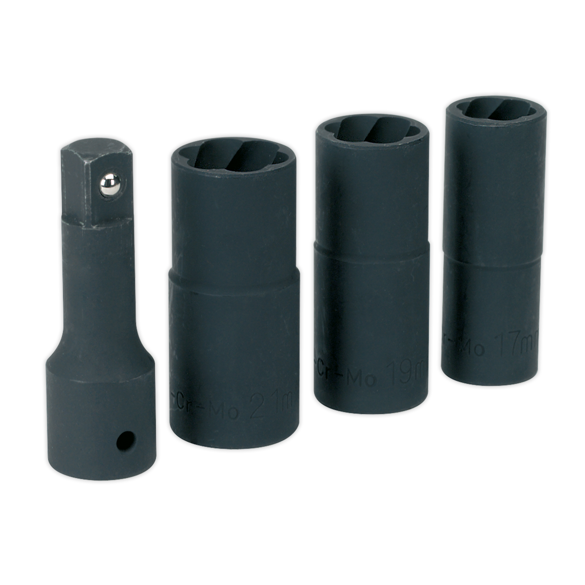 Sealey 1/2" Square Drive Impact Wheel Nut/Removal Flip Socket Set 4 Pieces SX271
