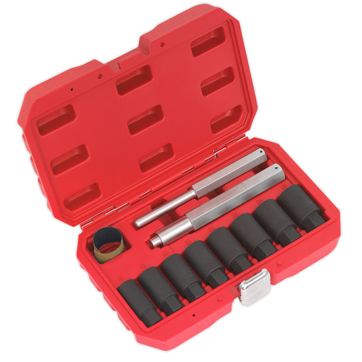 Sealey Locking Wheel Nut Removal Set With Conical Shaped Design 10 Pieces SX272