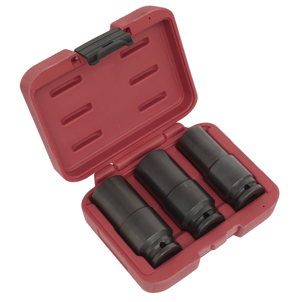 Sealey 1/2" Square Drive Deep Weighted Impact Socket Set - 3 Pieces Tool SX319