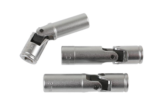 LASER 6741 Glow Plug Set Of Socket Wrench Inserts Chrome Vanadium Steel
