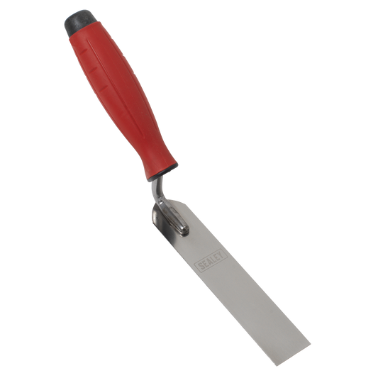 Sealey Stainless Steel Finishing Trowel Rubber Handle 30 x 160mm Soft Grip T1740