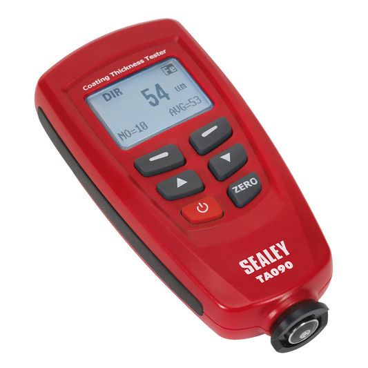 Sealey Paint Thickness Gauge Suitable For Steel and Aluminium Panels TA090