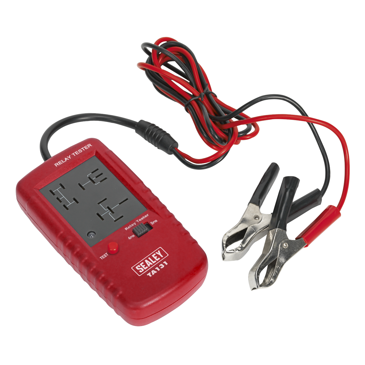 Sealey Tester For 4 & 5-Pin Electro-Mechanical Relays 130 x 70 x 35mm TA131