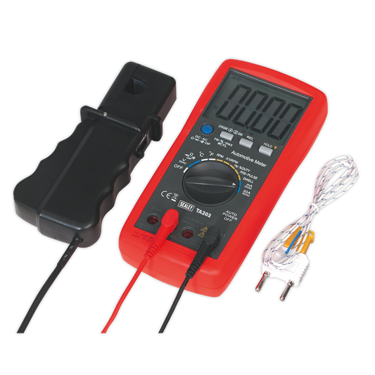 Sealey Digital Automotive Test Analyser 14 Function With Inductive Coupler TA202