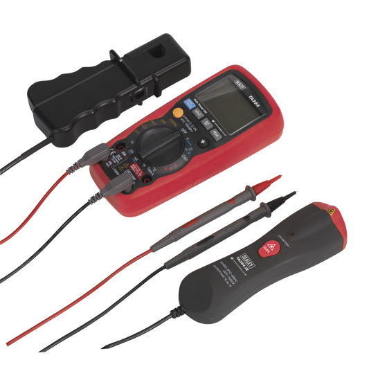 Sealey Digital Automotive Analyser 15 Function With IC/IR - Red/Black TA304
