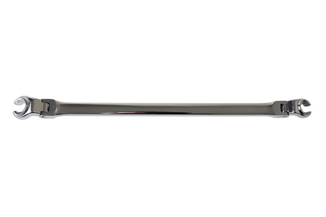 LASER 6751 Ratchet Ring Open-Ended Spanner 8 x 9mm Spanner Chrome Vanadium Steel