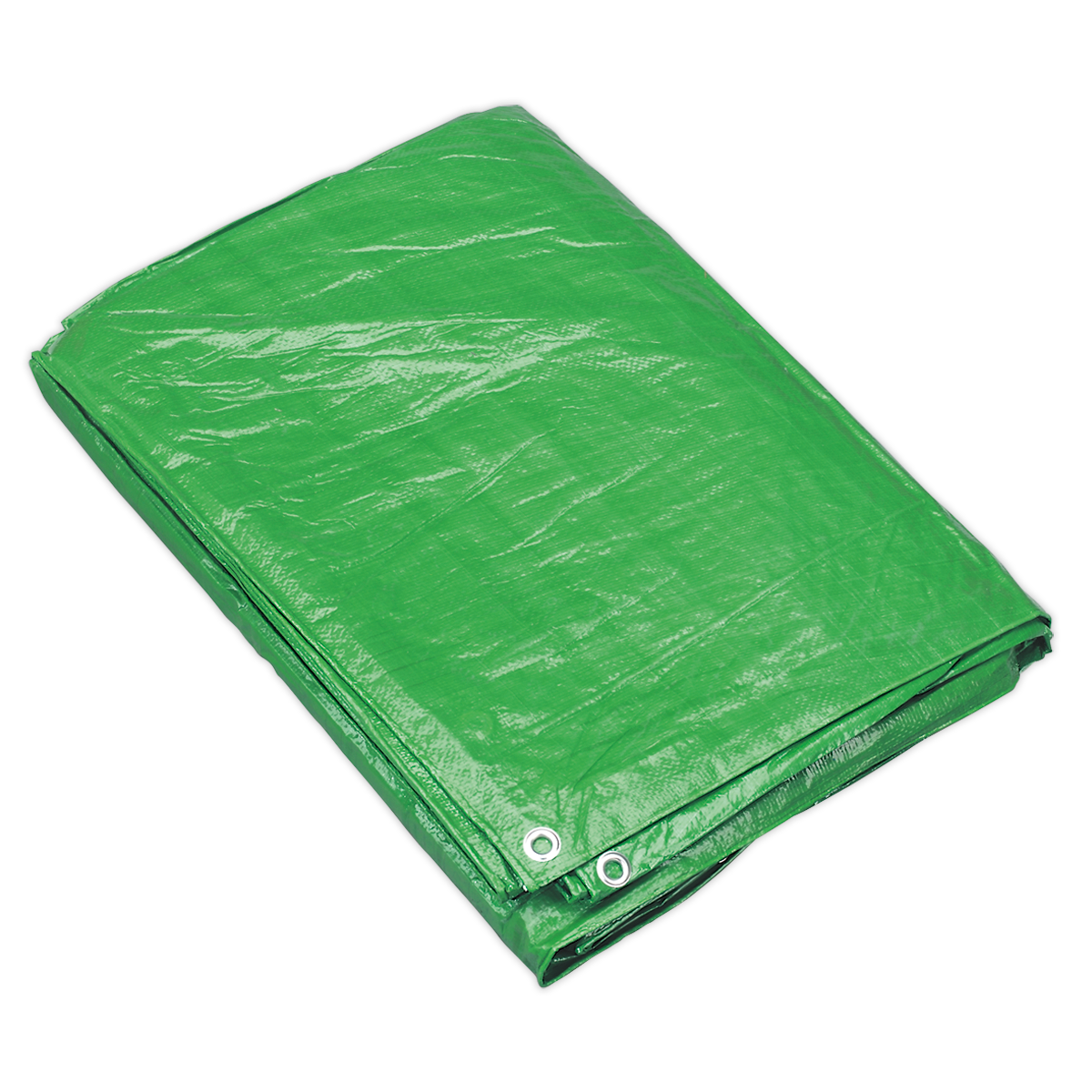 Sealey Tarpaulin 2.44 x 3.05m Tear-Proof Waterproof UV Filter - Green TARP810G