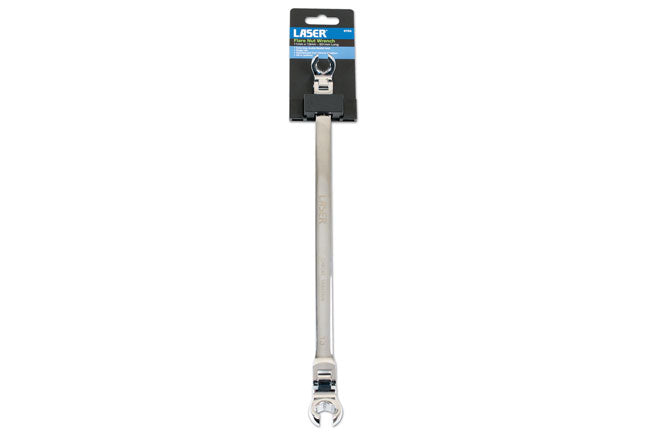 LASER 6753 Ratchet Ring Open-Ended Spanner 11x13mm Spanner Chrome Vanadium Steel