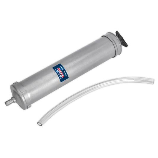 Sealey 500mL Oil Suction Syringe With T-Bar Type Plunger - Metal Body AK46