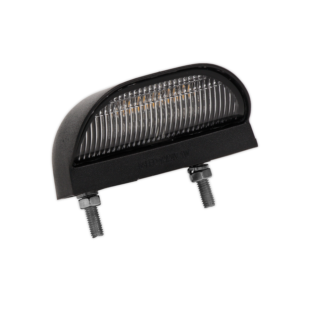 Sealey Number Licence Plate Lamp Light With Twin Cables 12-24V LED Black TB12LED