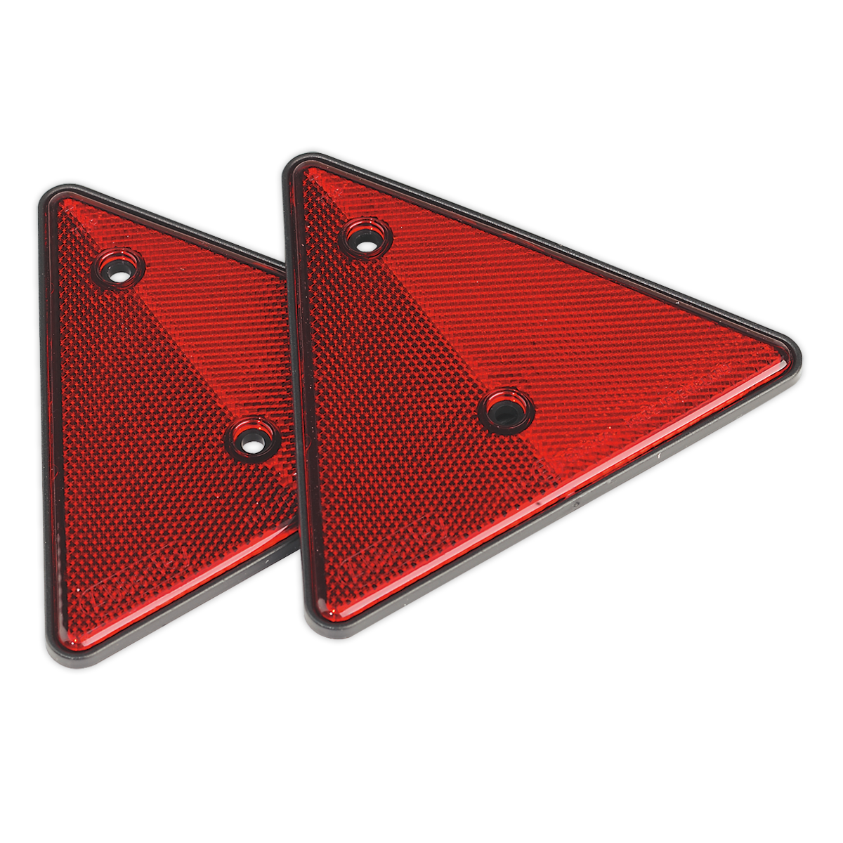 Sealey Rear Reflective Reflex Red Triangles E-Approved - Pack of 2 Pieces TB17