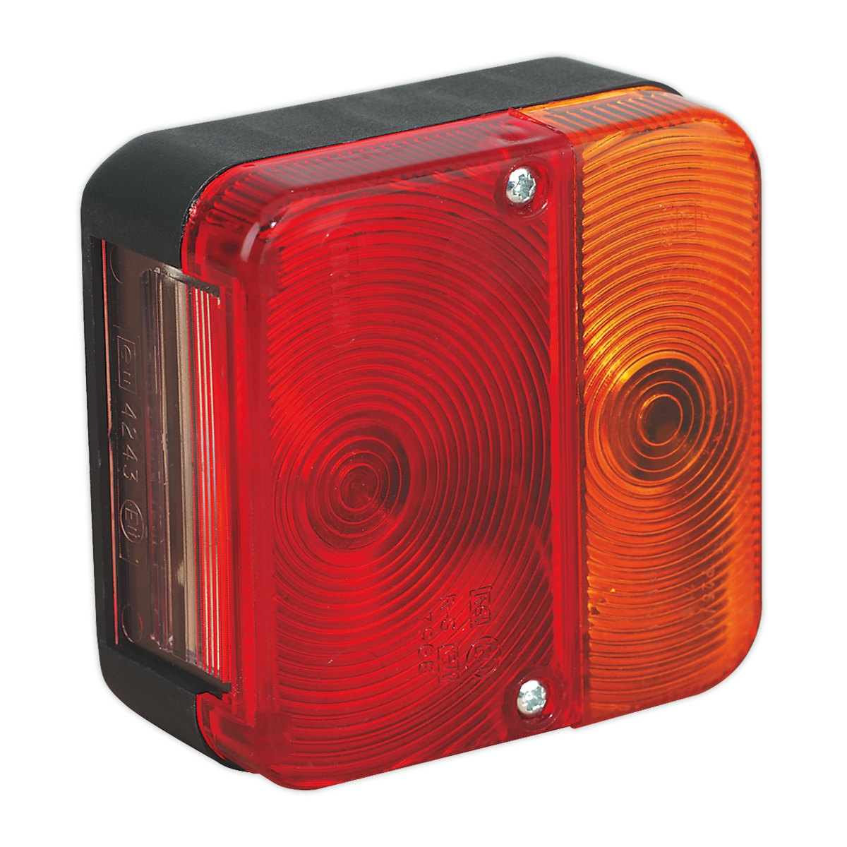 Sealey Rear Square Lamp Cluster 12V With Bulbs & 4-Functions E-Approved TB18