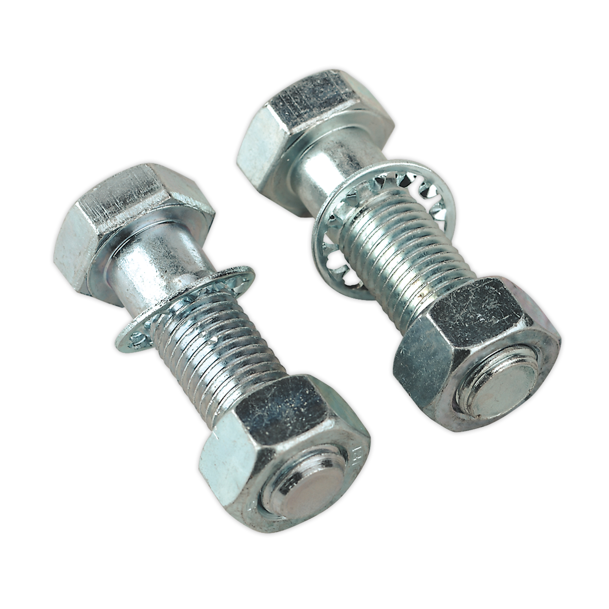 Sealey Tow-Ball Bolts & Nuts With Shake-Proof Washers M16 x 55mm Pack of 2 TB27