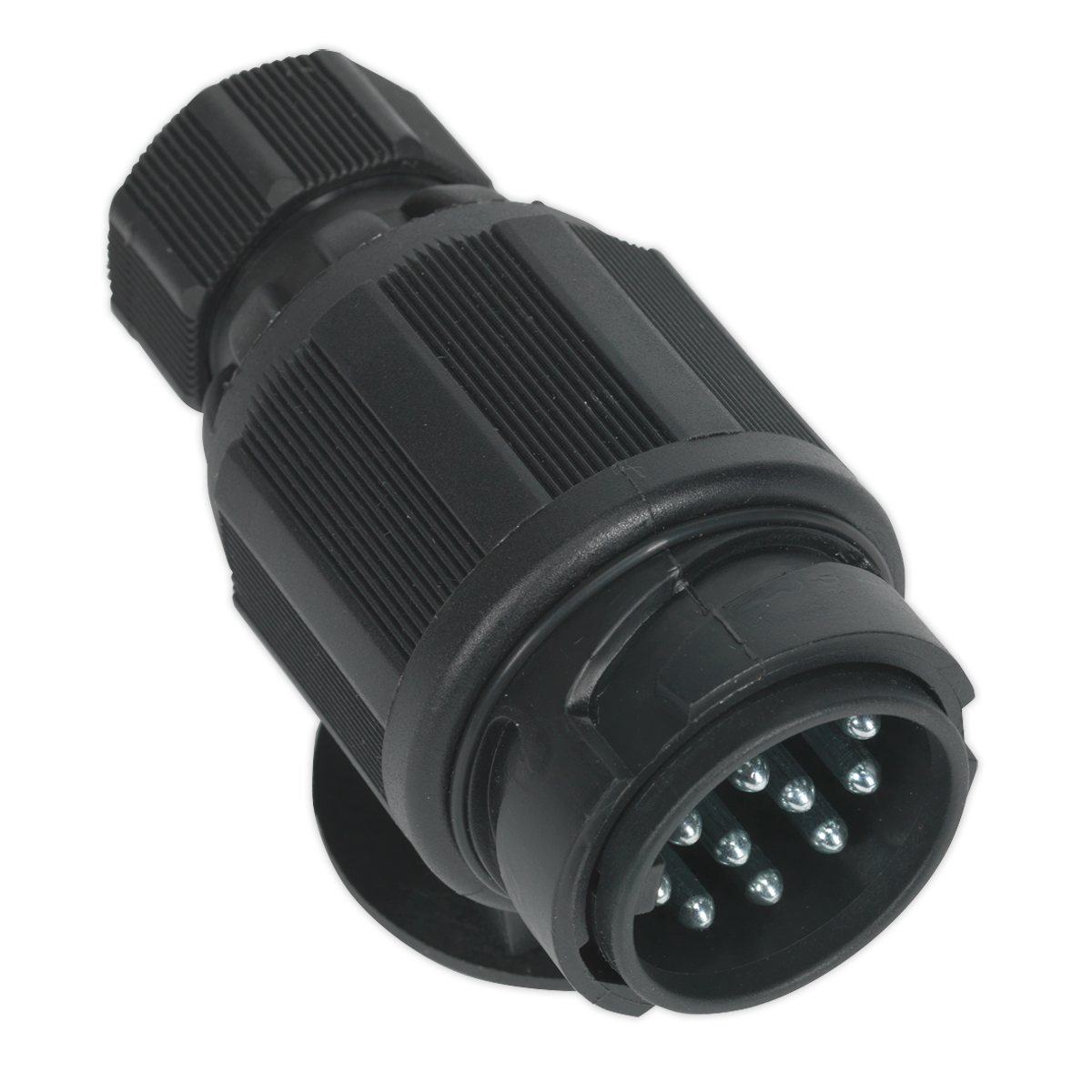 Sealey 12V 13-Pin Plastic Euro Towing Plug Twin Inlet Double Cable Entry TB54