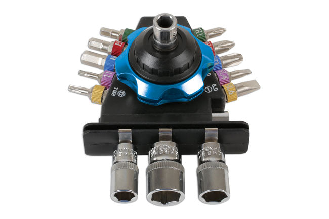 LASER 6764 Reversible Ratchet O Shape 5/16" Drive Chrome Vanadium Steel