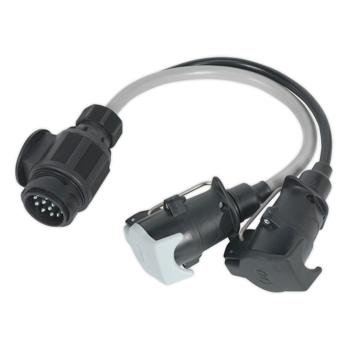 Sealey Conversion Lead Wiring 13-Pin Euro to 7-Pin N & S Type Plugs 12V TB55