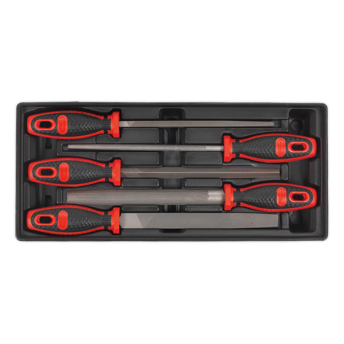 Sealey Tool Tray With Engineers File Set 5 Pieces 176.5 x 397 x 55mm TBT09