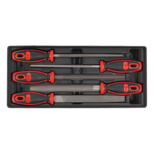 Sealey Tool Tray With Engineers File Set 5 Pieces 176.5 x 397 x 55mm TBT09