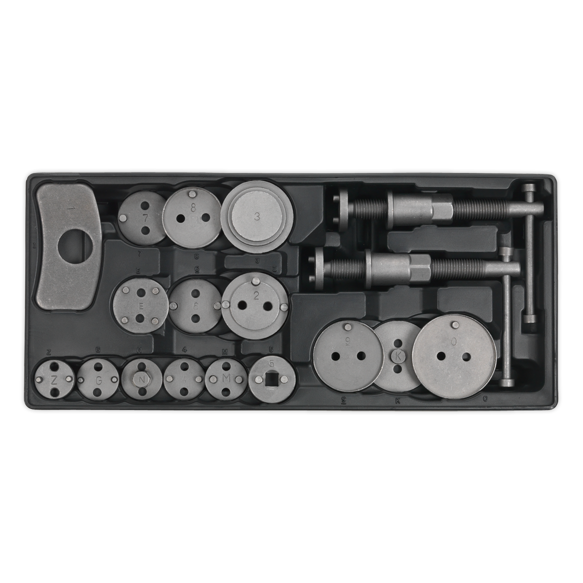 Sealey Tool Tray With Brake Wind Back Tool Kit 18 Pcs 176.5 x 397 x 55mm TBT27