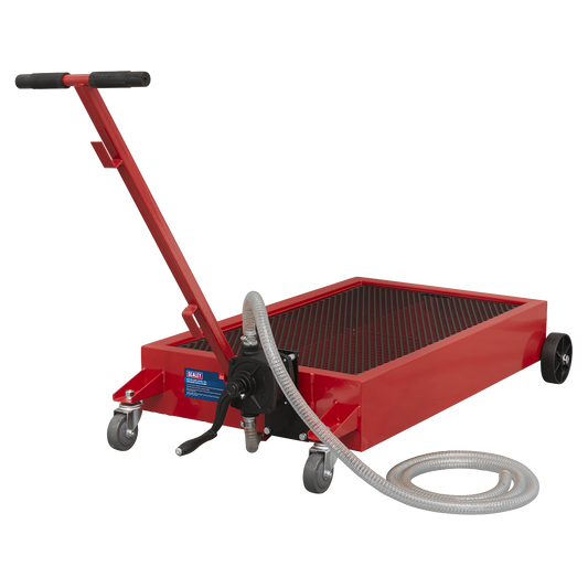 Sealey 64L Low Level Oil Drainer With Pump & Gravity Drain Tap 64 Litre AK467DXP