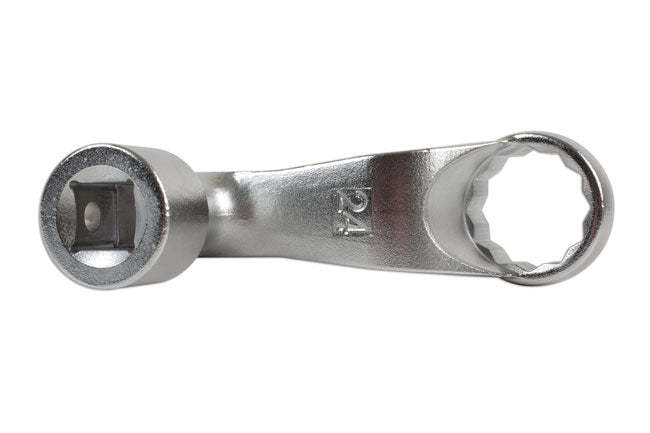 LASER 6774 Oil Drain Plug Socket Wrench Insert 24mm Spanner Size Steel 1/2"