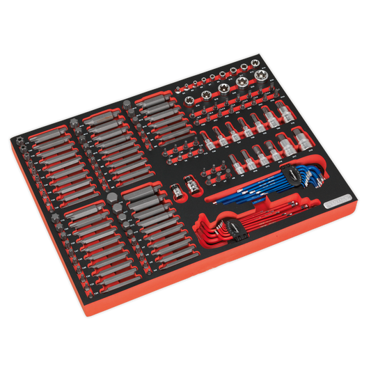 Sealey Tool Tray With Specialised Bits & Sockets 177 Pieces 530x397x45mm TBTP07