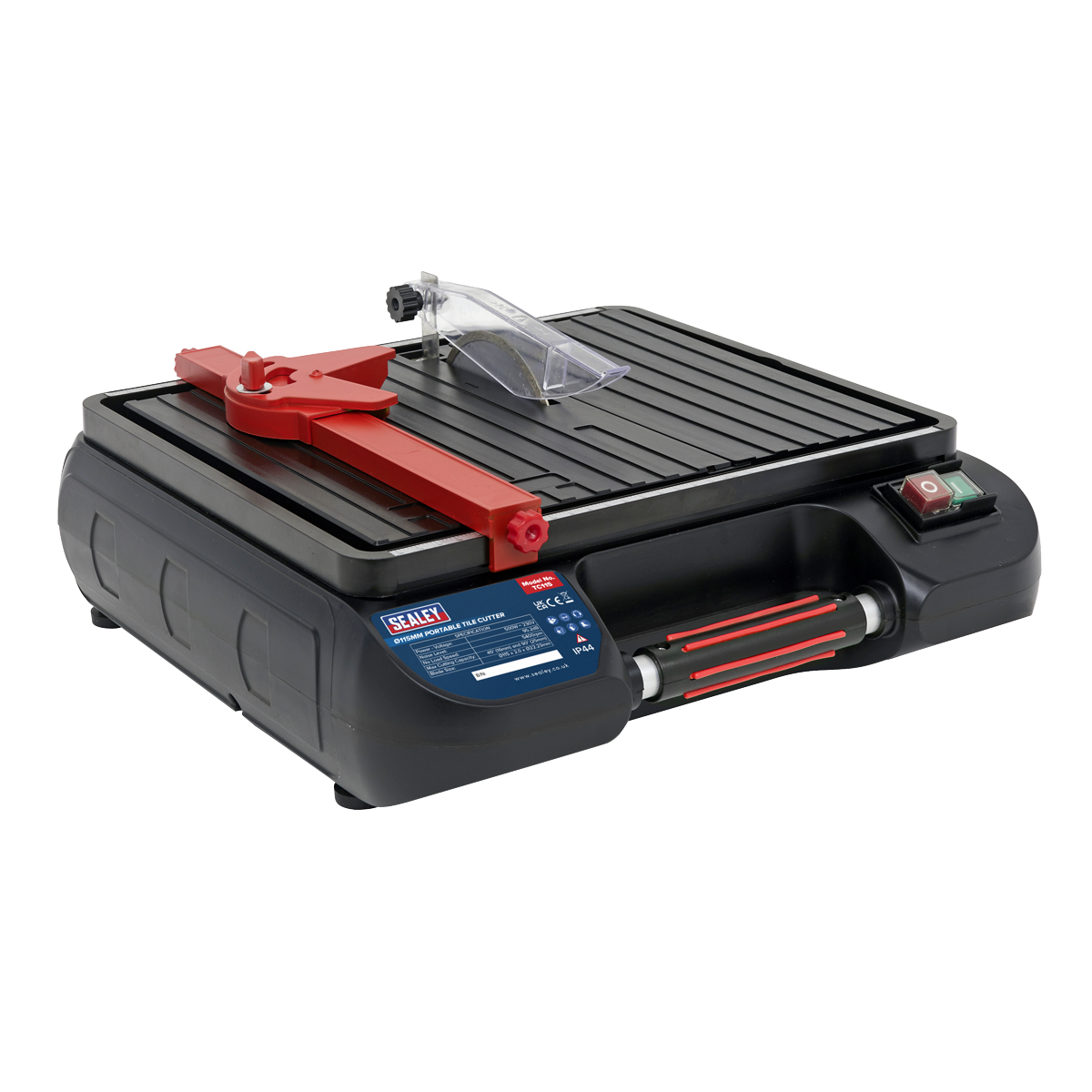 Sealey Ø115mm Portable Tile Cutter Lightweight 500W - 230V Electric Motor TC115