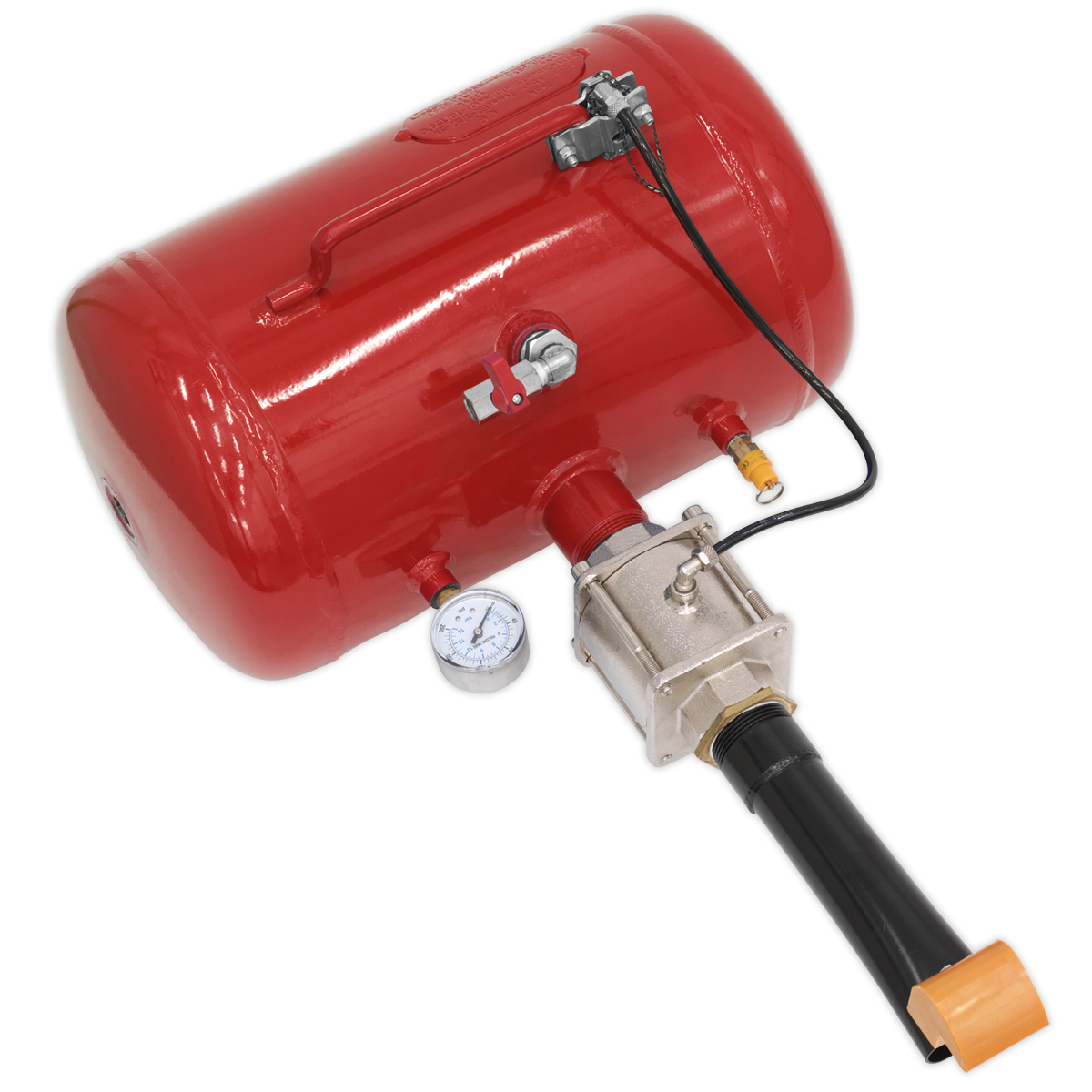 Sealey 19L Bead Seating Tool With Gauge - Push-Button Trigger Red TC904