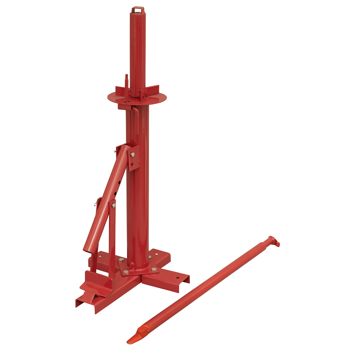 Sealey Manual Tyre Changer Steel Construction With Tyre Bar - Red TC960