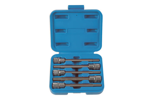 LASER TOOLS 6782 Long Series Star Socket Set 3/8"D 5pc E4 E5 E6 E7 E8 Ch-V