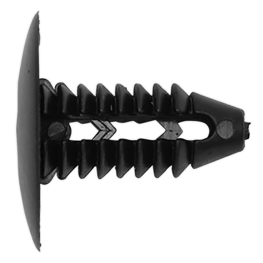 Sealey Fir Tree Clip Ø19mm x 18mm Universal Black - Pack of 20 Pieces TCFT2018U