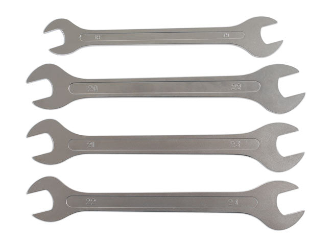 LASER 6789 Ultra Thin Open End Spanner Set 18-24 mm Chrome Vanadium Steel Tool