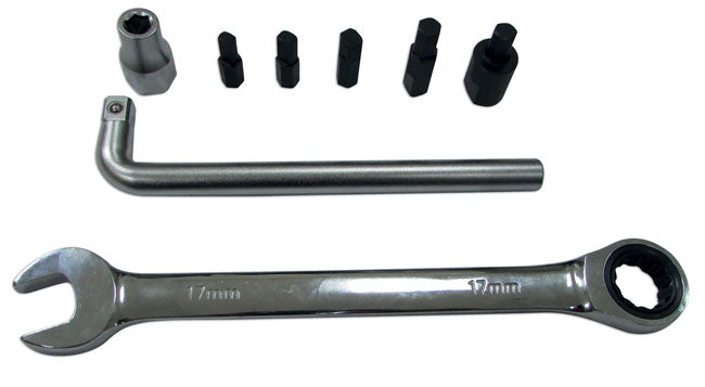 LASER 6798 Suspension Strut Clamping & Adjusting Device Chrome Vanadium Steel