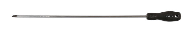 LASER 1797 Screwdriver Extra Long Phillips Ph2 450mm Length CRV Steel Handle