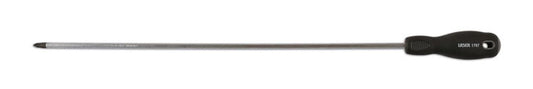 LASER 1797 Screwdriver Extra Long Phillips Ph2 450mm Length CRV Steel Handle