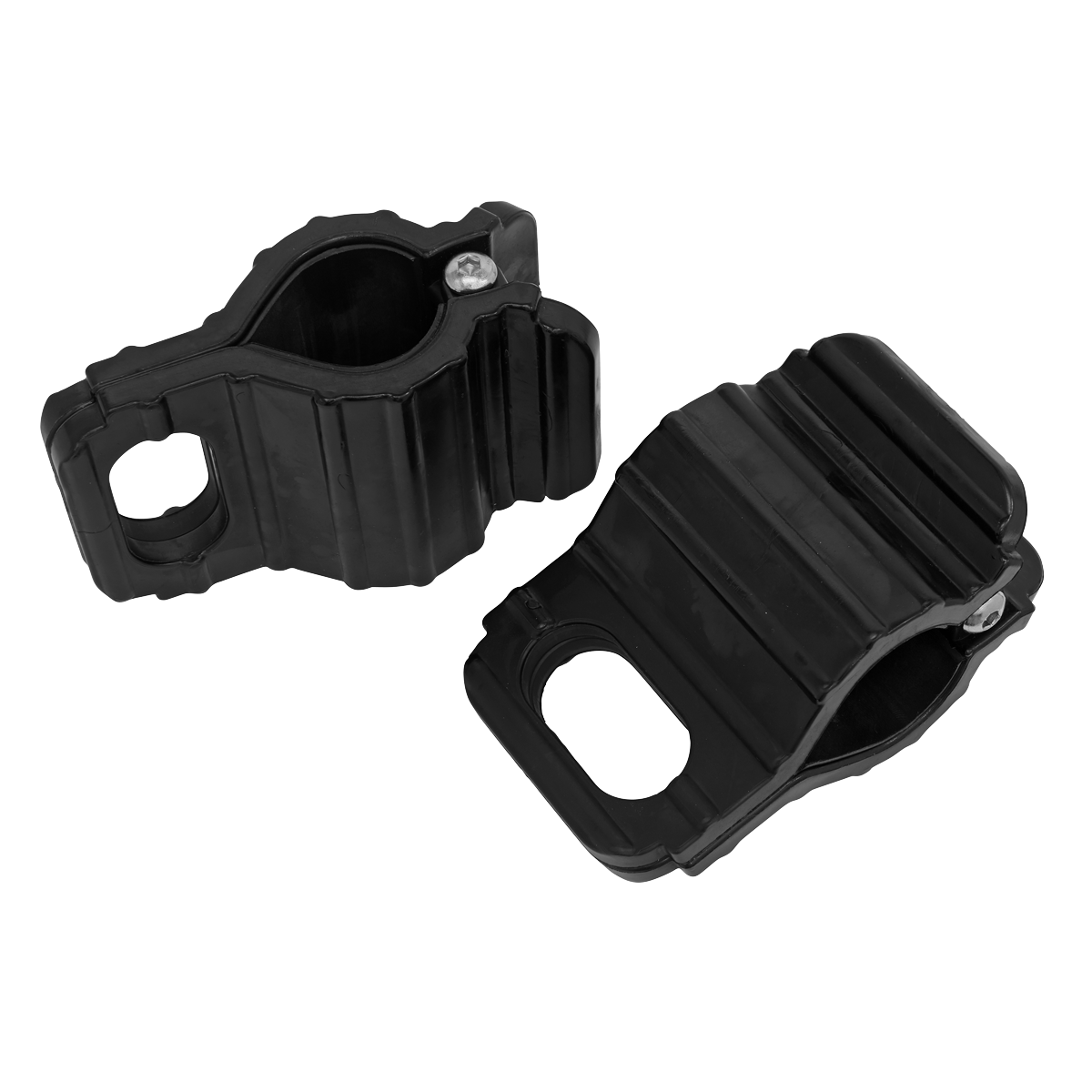 Sealey Handlebar Tie Down Clamp For Motorcycles Pack Of Two Black TDC01