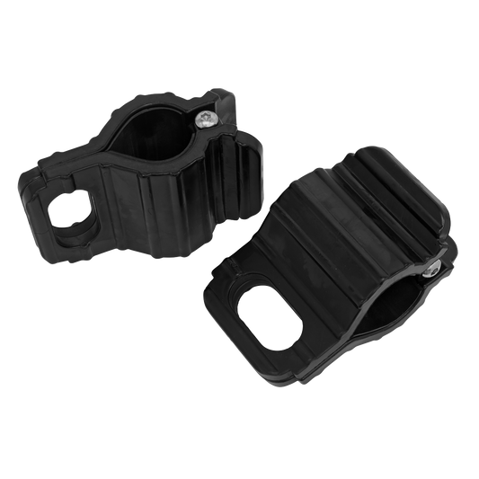 Sealey Handlebar Tie Down Clamp For Motorcycles Pack Of Two Black TDC01