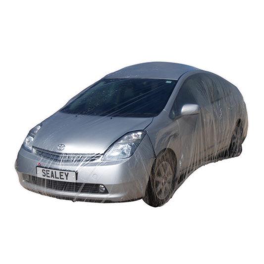 Sealey Temporary Universal Car Cover Medium Elastic Hem 3800 x 6600mm TDCCM
