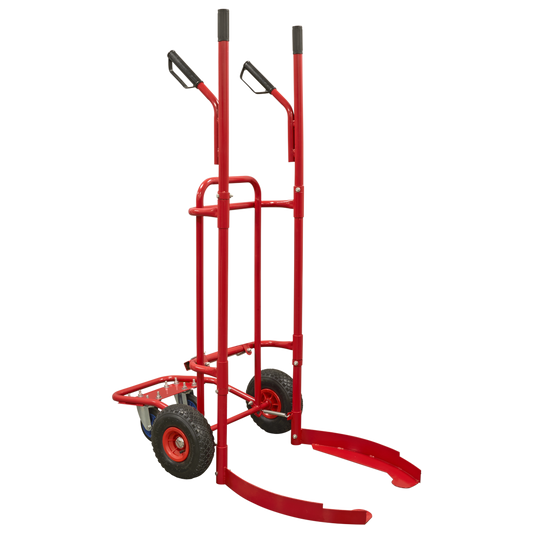 Sealey Tyre Transport Trolley 200kg Capacity Tubular Steel Construction TH003