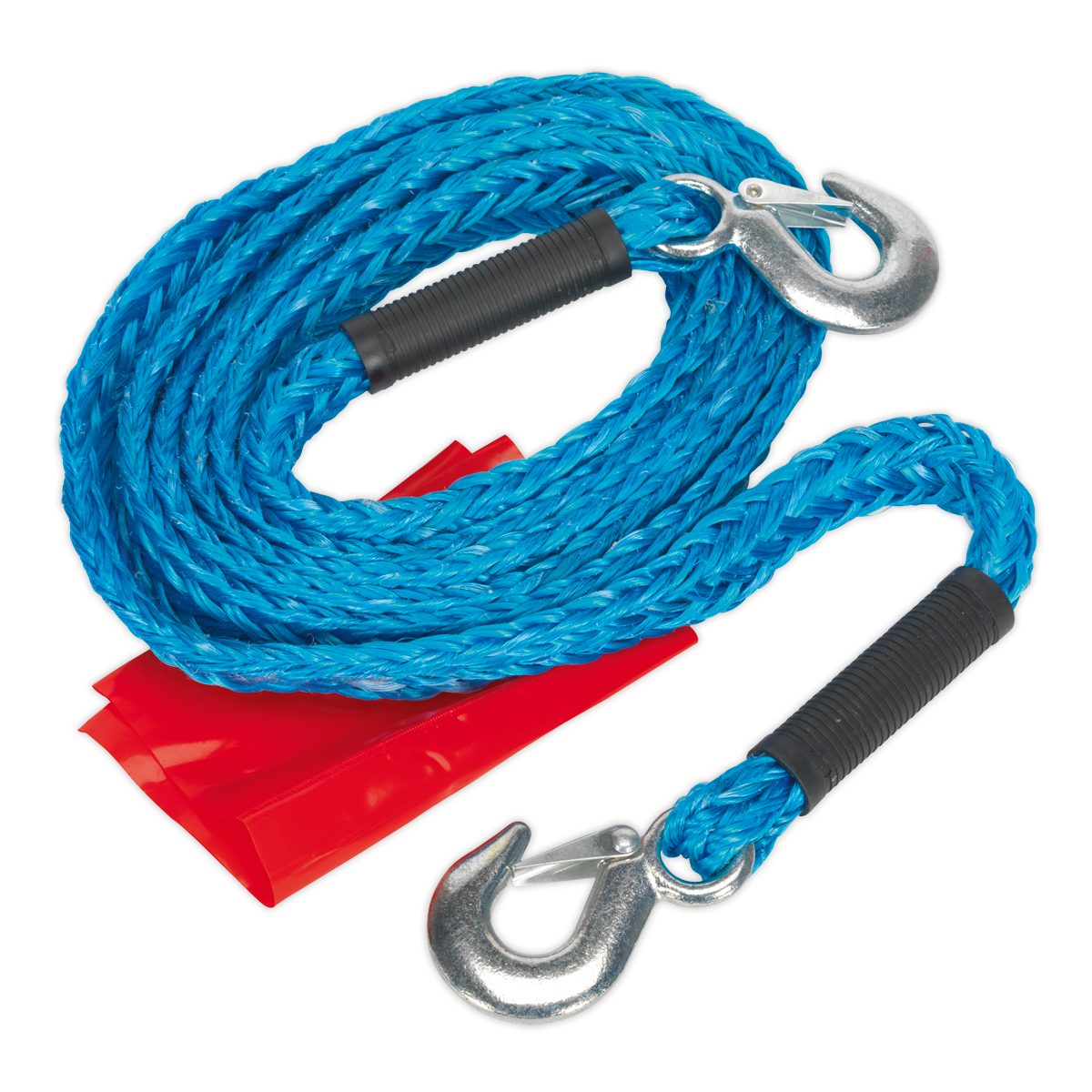 Sealey Tow Rope 2 Tonne Rolling Load Capacity Heavy Duty Non-Elastic TH2002