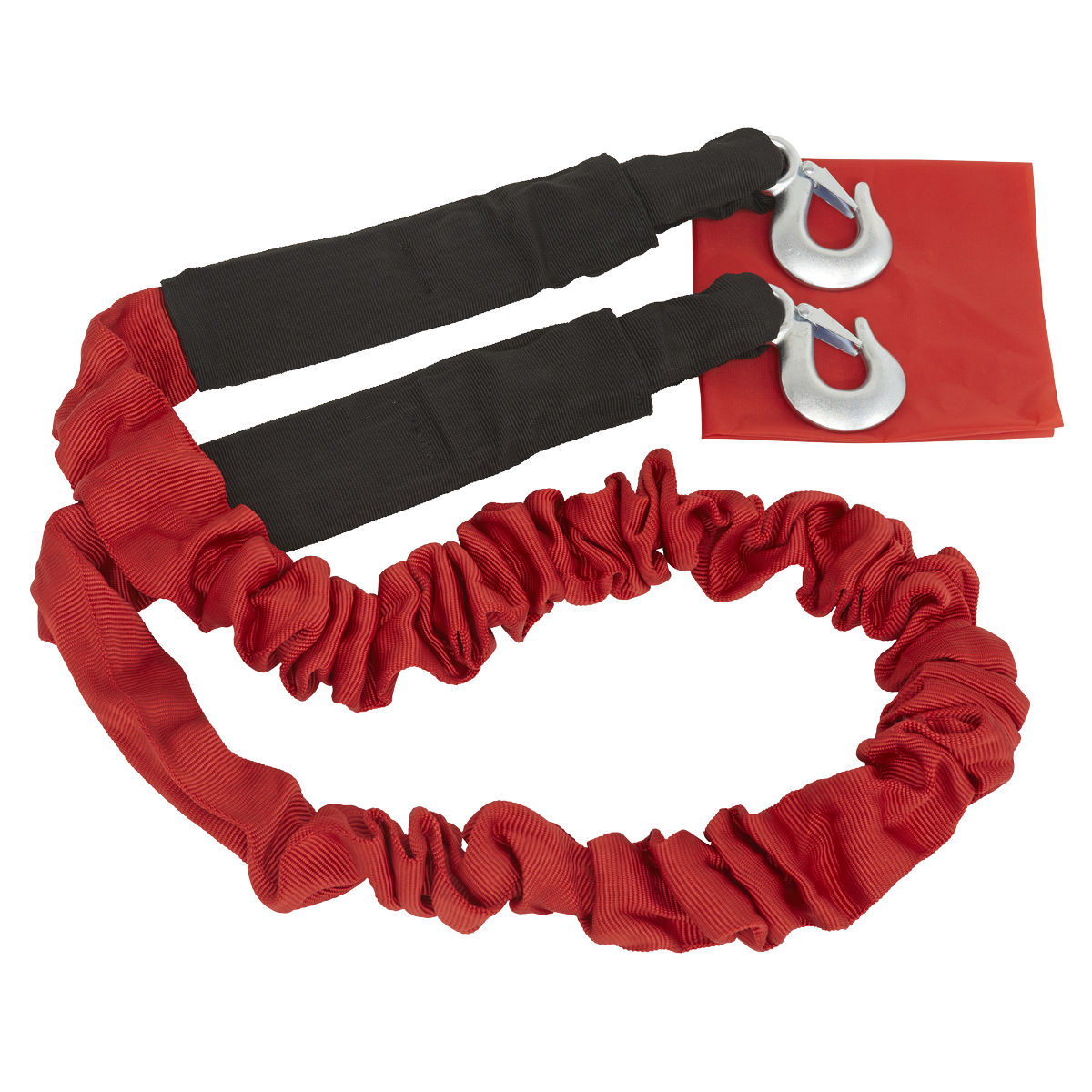Sealey Tow Rope 5000kg Rolling Load Capacity Heavy Duty Elasticated TH5002