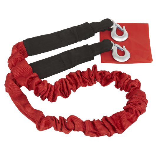 Sealey Tow Rope 5000kg Rolling Load Capacity Heavy Duty Elasticated TH5002