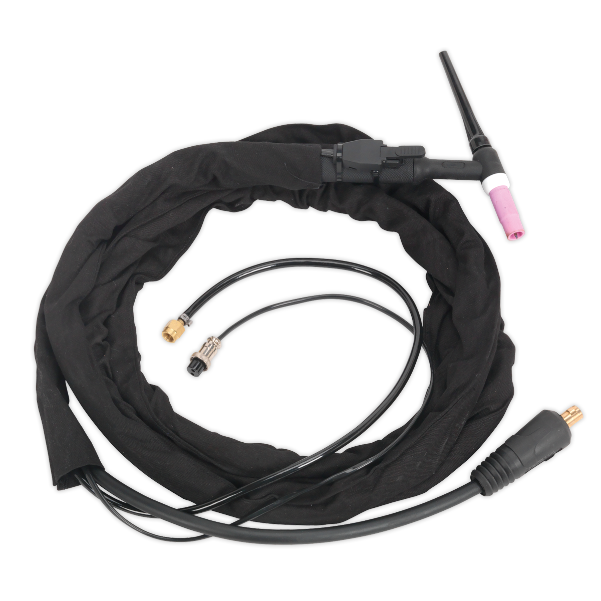 Sealey 16mm² Inverter TIG Welding Torch With Push-Button 2-Pin Connector TIG11S