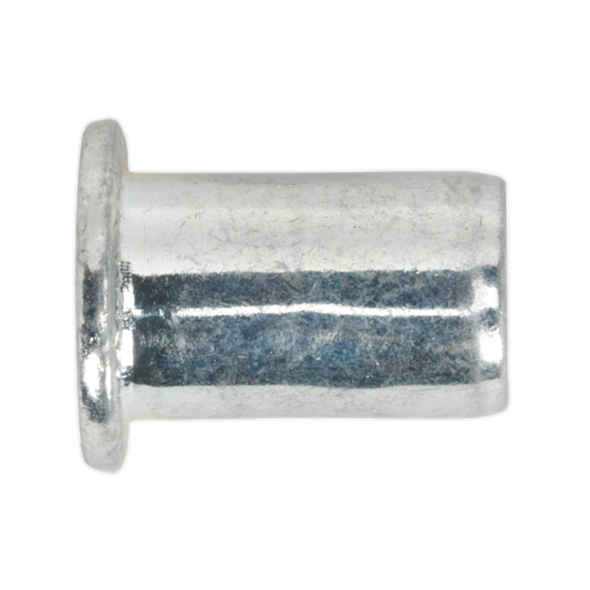 Sealey Threaded Insert Regular Zinc Plated M6 Pack Of 50 - Silver TIRM6