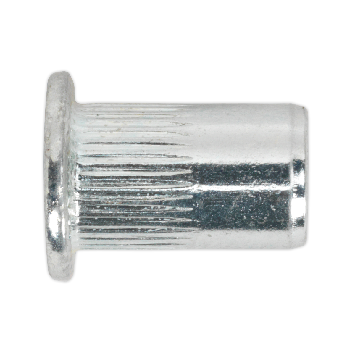 Sealey Threaded Insert Splined Zinc Plated M4 Pack Of 50 - Silver TISM4
