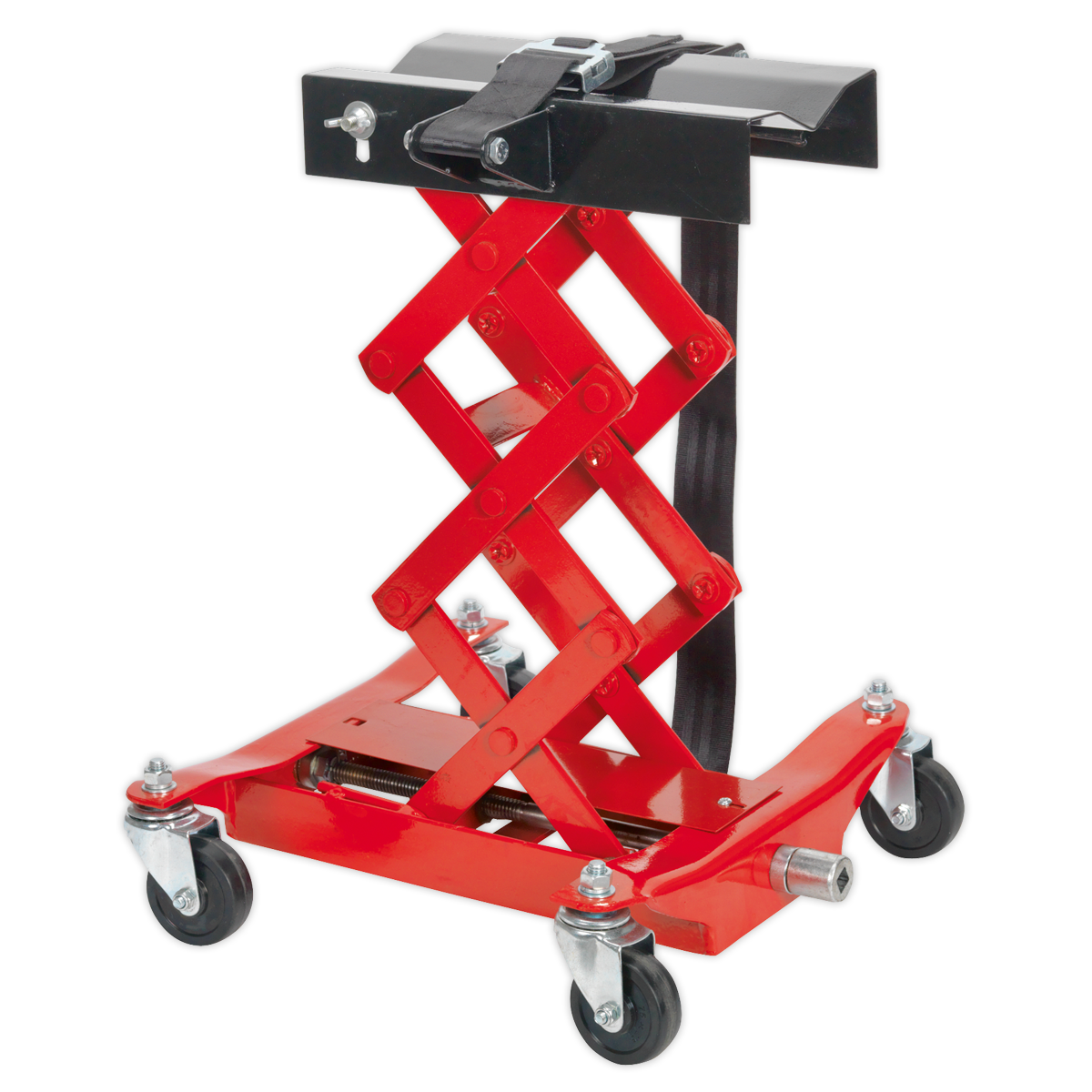 Sealey 150kg Gearbox Scissor Mechanism Type Floor Transmission Jack TJ150E