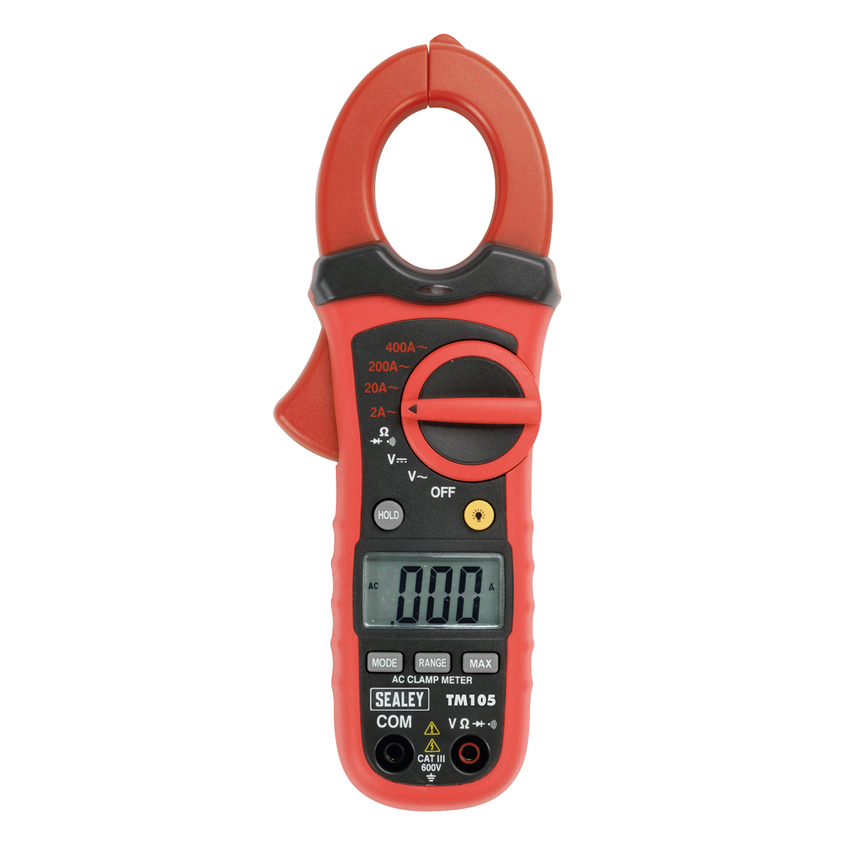 Sealey Professional Auto Ranging Digital Clamp Meter NCVD - 6 Function TM105