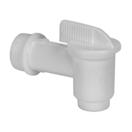 Sealey Drum Tap Polythene Constructed With 3/4" BSP Thread - White TP126